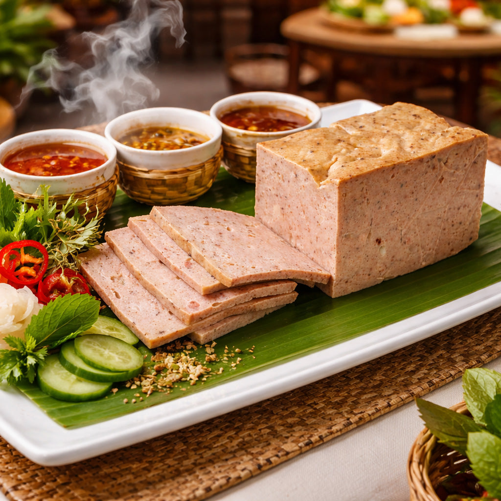 giò lụa hạt tiêu đen